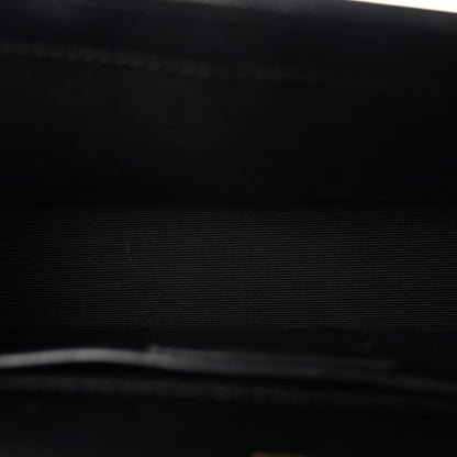 Saint Laurent Grain De Poudre Small Classic Monogram Kate Tassel Satchel Black 5 of 11