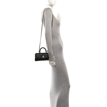 Chanel Caviar Quilted Maxi East West Coco Handle Flap Black 2 of 13