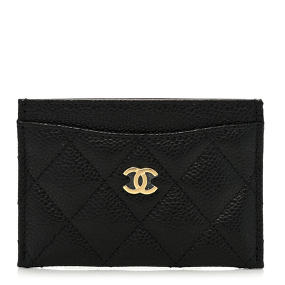Chanel Caviar Quilted Card Holder Black 1 of 8