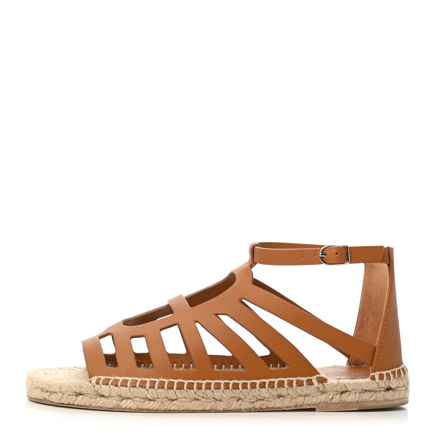 Calfskin Costanza Espadrilles 39 Beige Dore