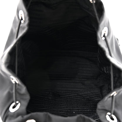 Prada Tessuto Nylon Saffiano Vela Medium Backpack Black 5 of 10