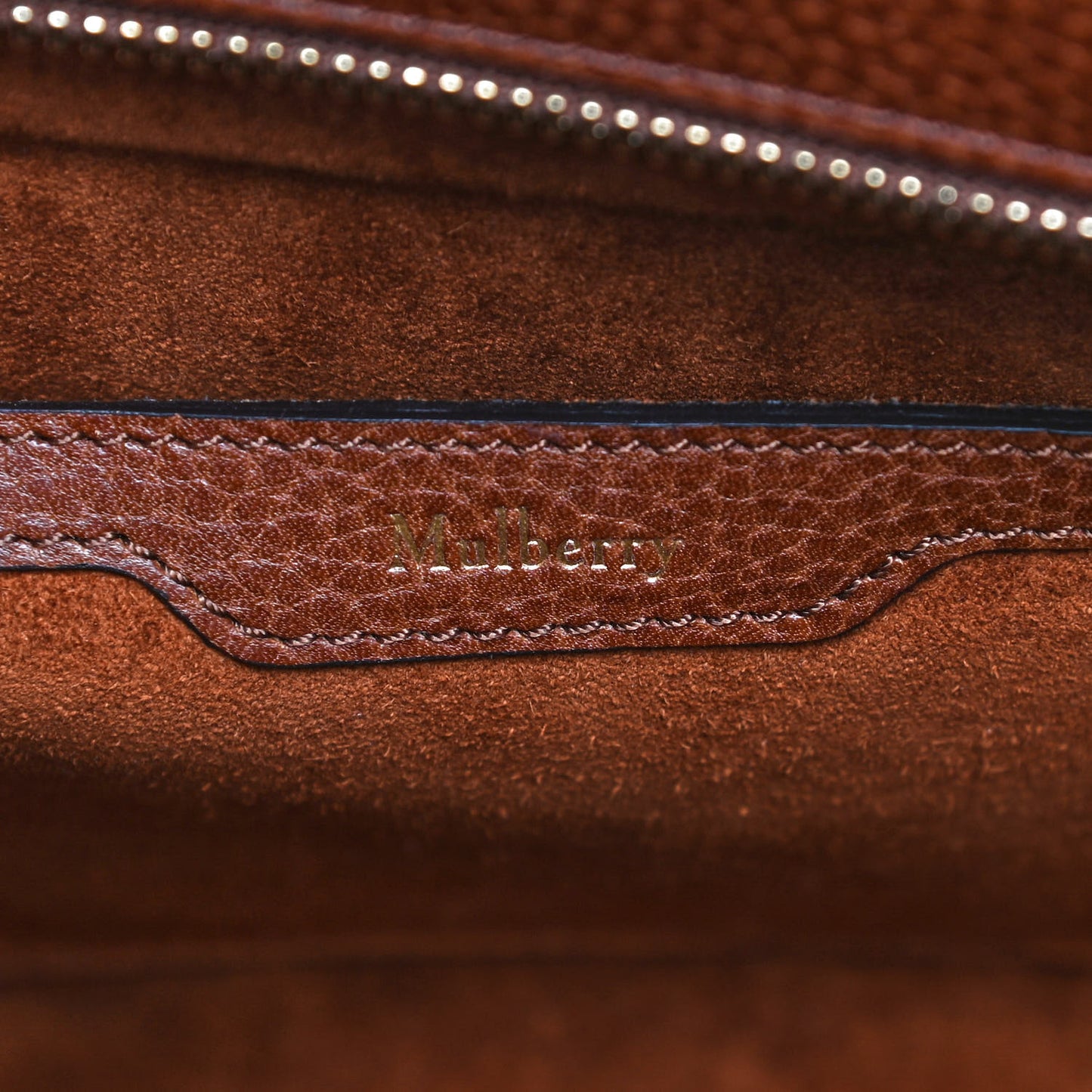 Small Classic Grain Mini Zipped Bayswater Oak