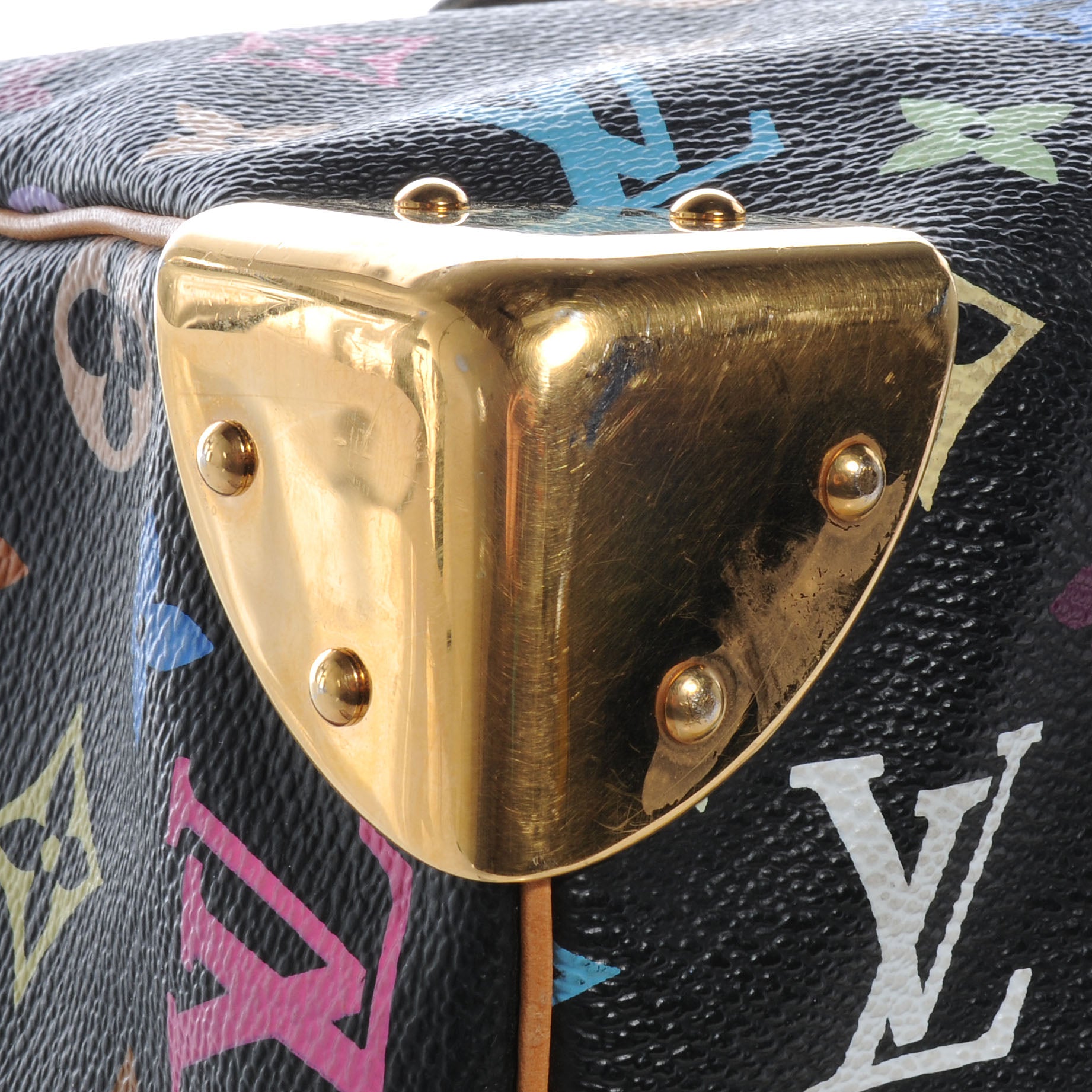 Louis Vuitton Monogram Multicolor Speedy 30 Black 9 of 9