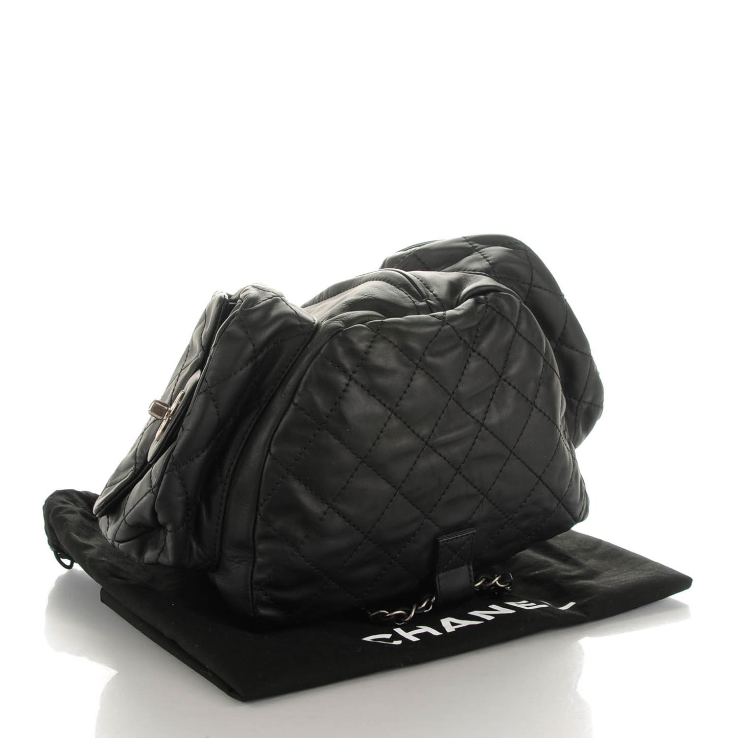 Calfskin Large Backpack Is Back Black