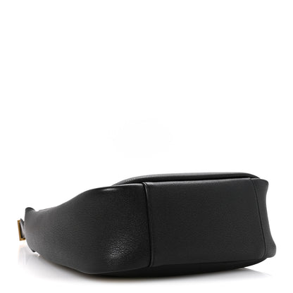 Saint Laurent Smooth Calfskin Small Le 5 A 7 Soft Hobo Black 4 of 10