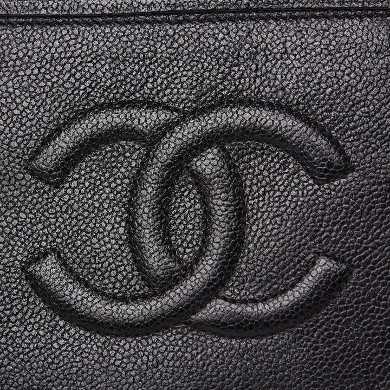 Chanel Caviar CC Vanity Train Case Black 9 of 15
