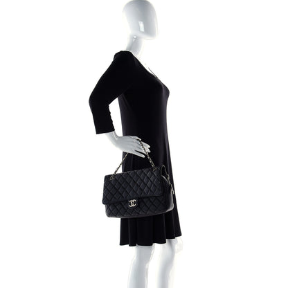 Chanel Caviar Quilted Jumbo Easy Flap Black 5 of 33