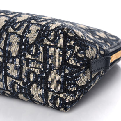 Christian Dior Oblique 30 Montaigne Cosmetic Pouch Blue 8 of 9