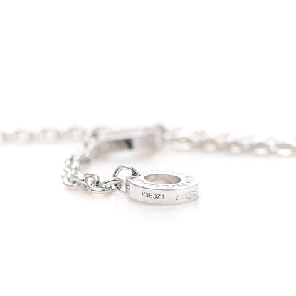 Bulgari 18K White Gold Diamond BVLGARI BVLGARI Link Pendant Necklace 5 of 7