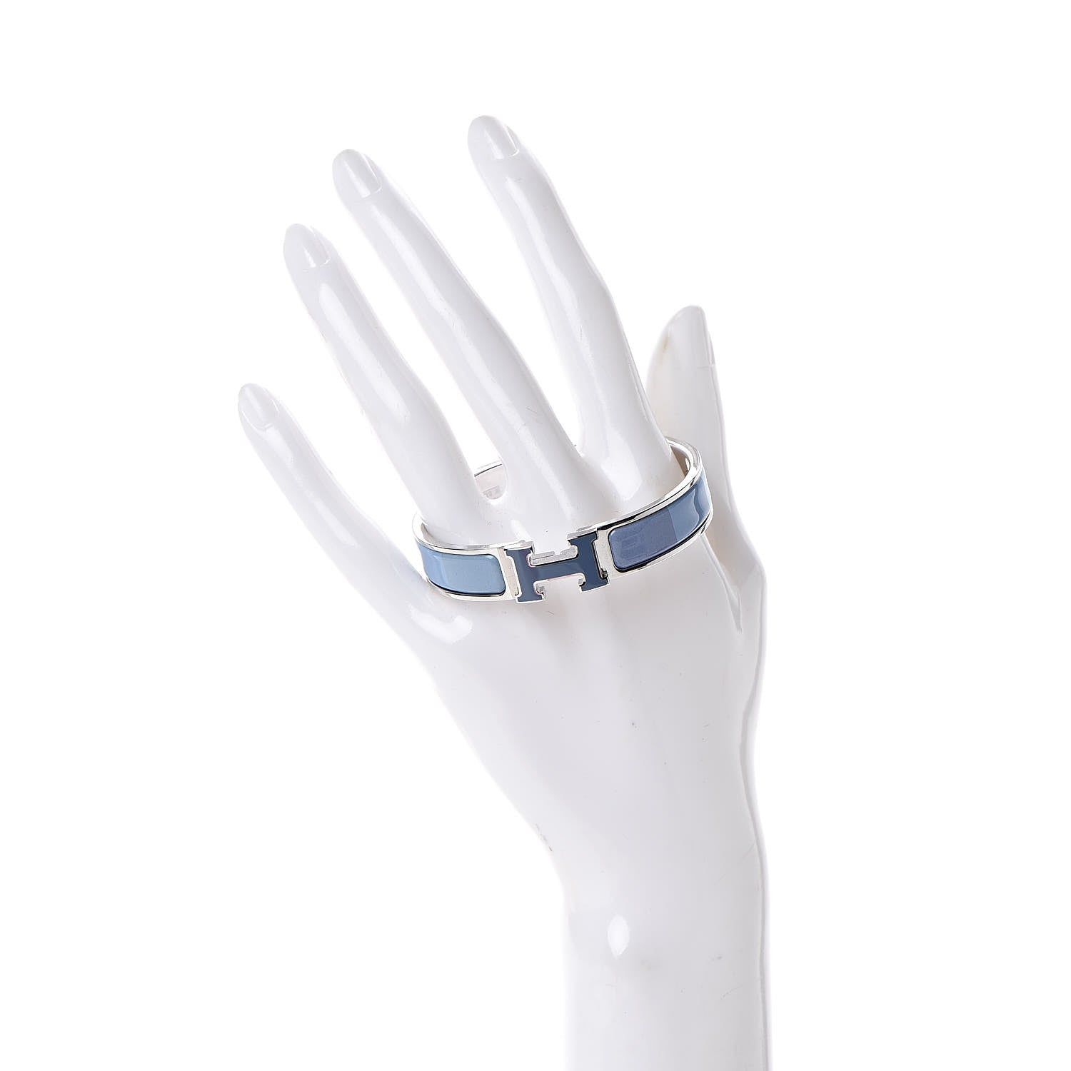 Hermes Enamel Narrow Clic Clac H Rainbow Bracelet PM Rainbow Bleu 2 of 5