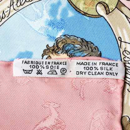 Hermes Jacquard Silk Le Geographe Scarf 90 4 of 6