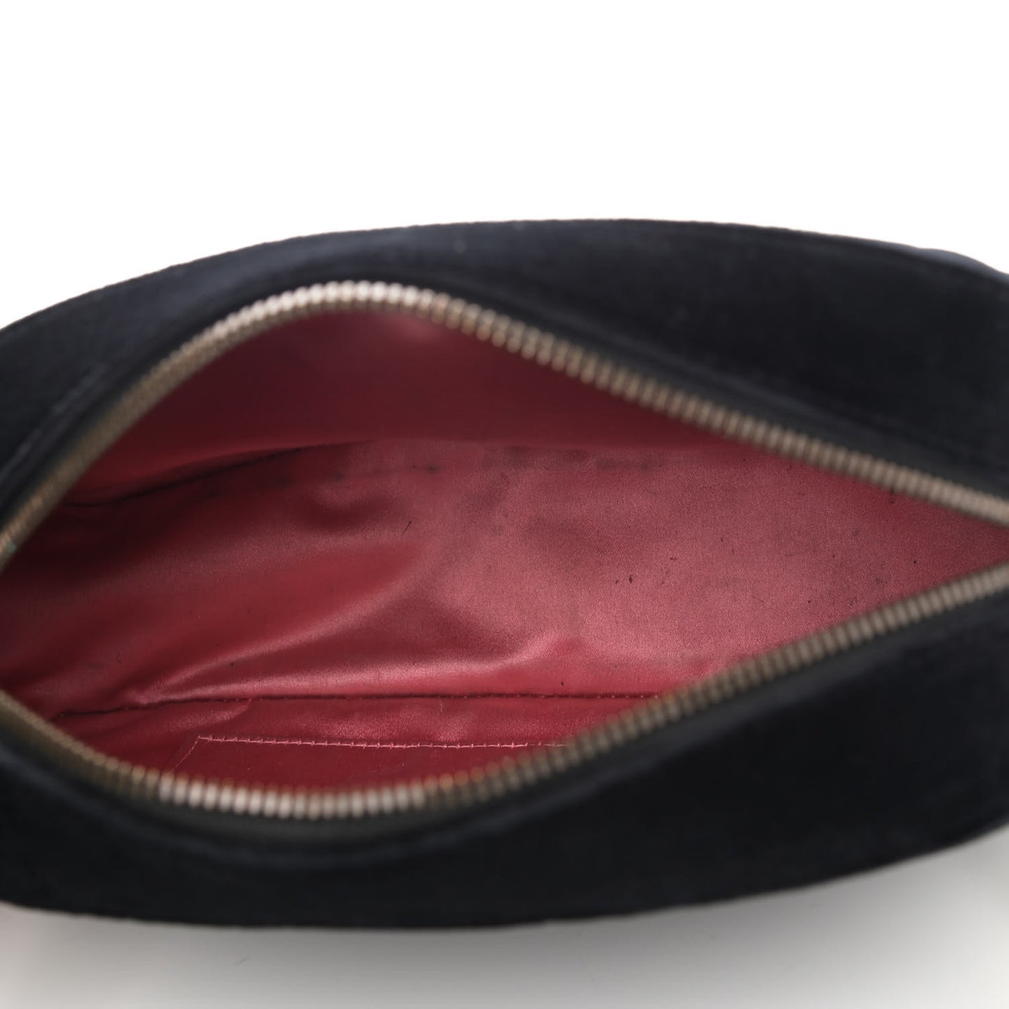 Velvet Matelasse Small GG Marmont Chain Shoulder Bag Black