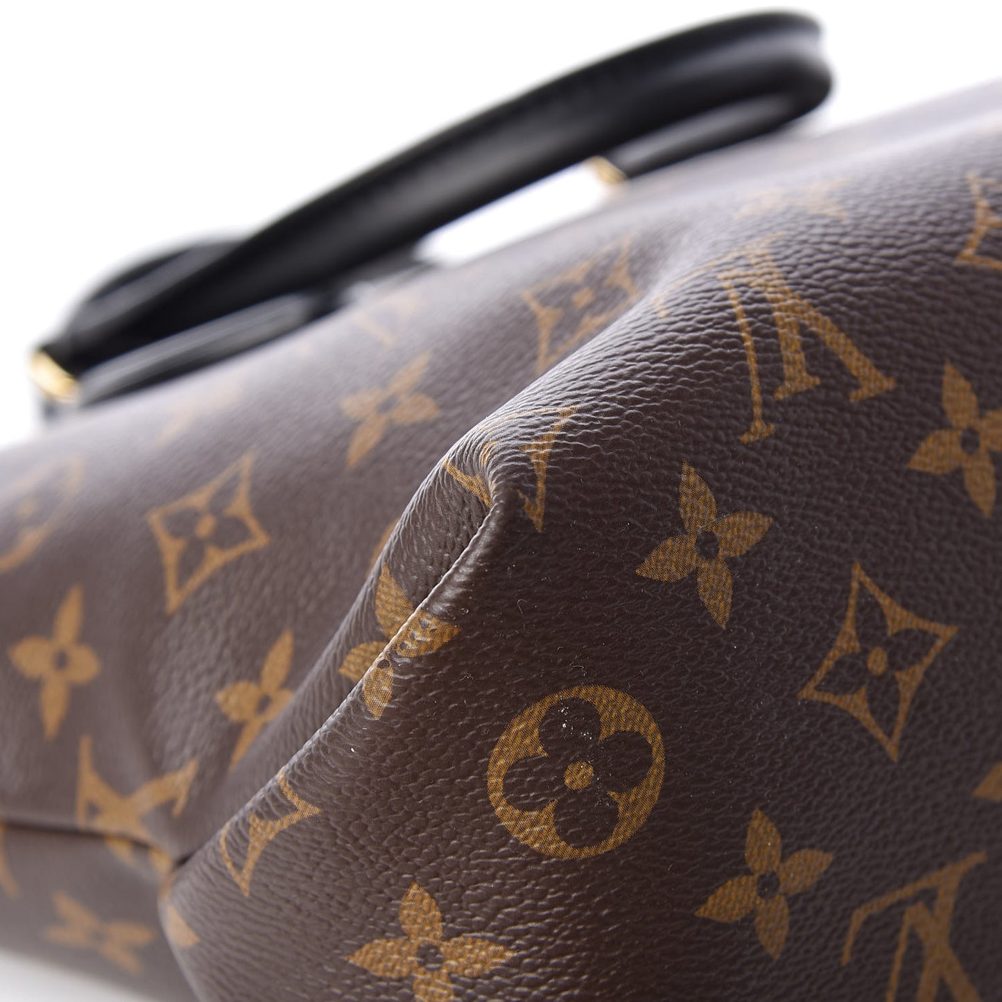 Monogram Flower Zipped Tote PM Black