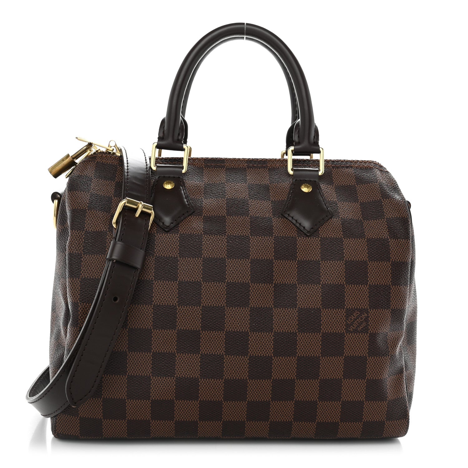 Louis Vuitton Damier Ebene Speedy Bandouliere 25 1 of 10