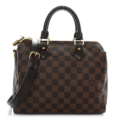 Louis Vuitton Damier Ebene Speedy Bandouliere 25 1 of 10