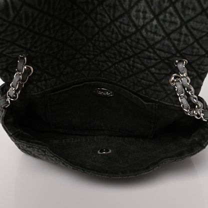 Chanel Denim Quilted Denimpression Flap Grey Black 7 of 9