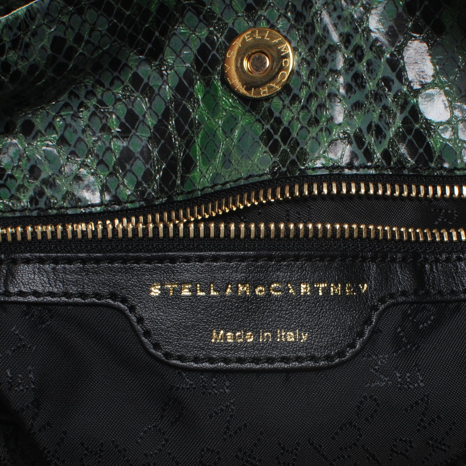 Stella McCartney Faux Python Bailey Boo Hobo Green 6 of 7