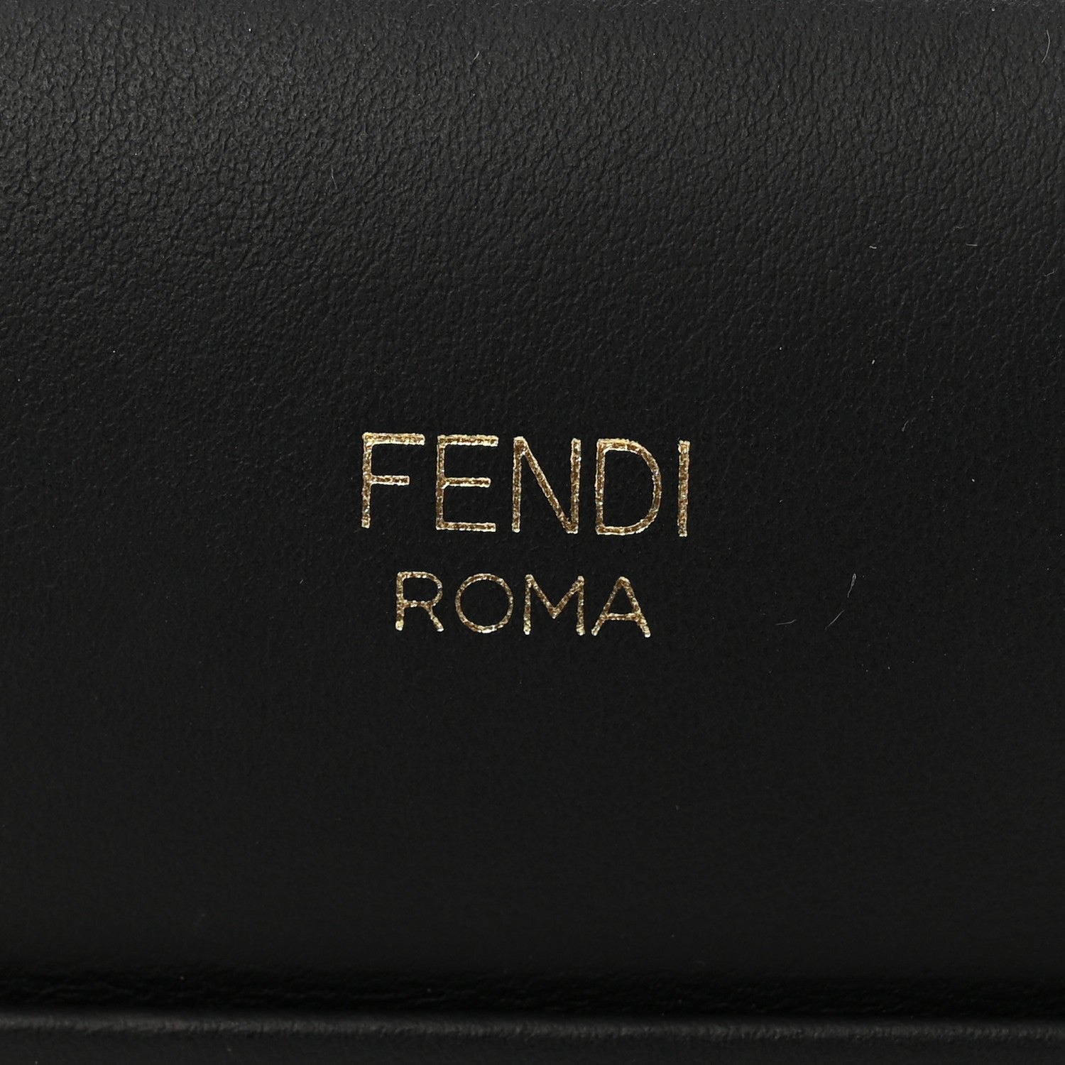 Fendi Vitello Century F is Fendi FF 1974 Embossed Small Runaway Satchel Black Maya 6 of 12