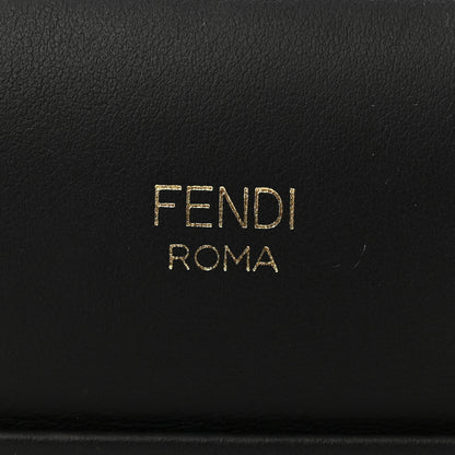 Fendi Vitello Century F is Fendi FF 1974 Embossed Small Runaway Satchel Black Maya 6 of 12