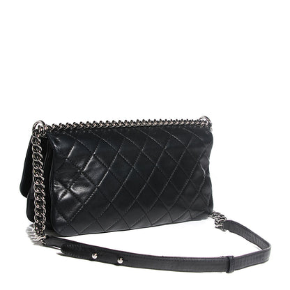 Chanel Lambskin Quilted Soft Boy Flap Black 3 of 9