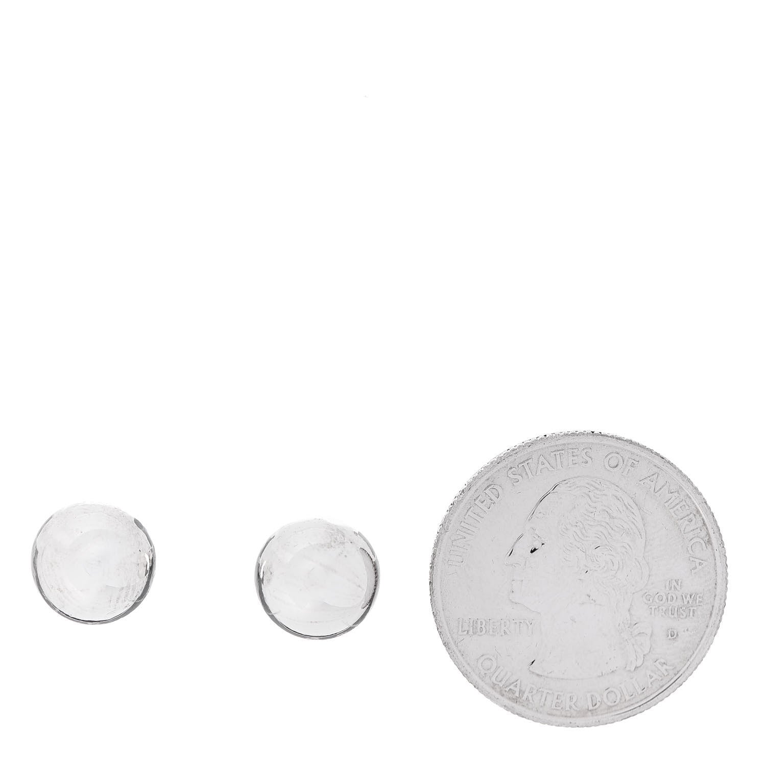 Tiffany Sterling Silver 10mm HardWear Ball Earrings 2 of 4