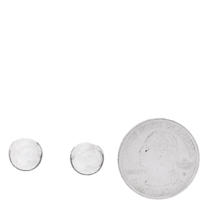 Tiffany Sterling Silver 10mm HardWear Ball Earrings 2 of 4