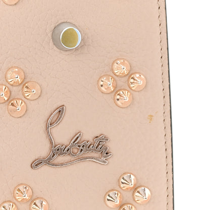 Christian Louboutin Calfskin Spikes Loubinthesky Paloma Clutch Ballerina 11 of 12