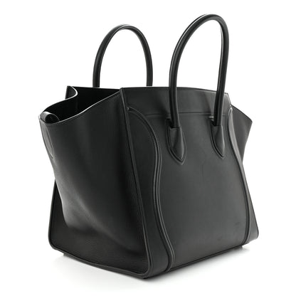 Celine Smooth Calfskin Medium Phantom Luggage Black 3 of 11