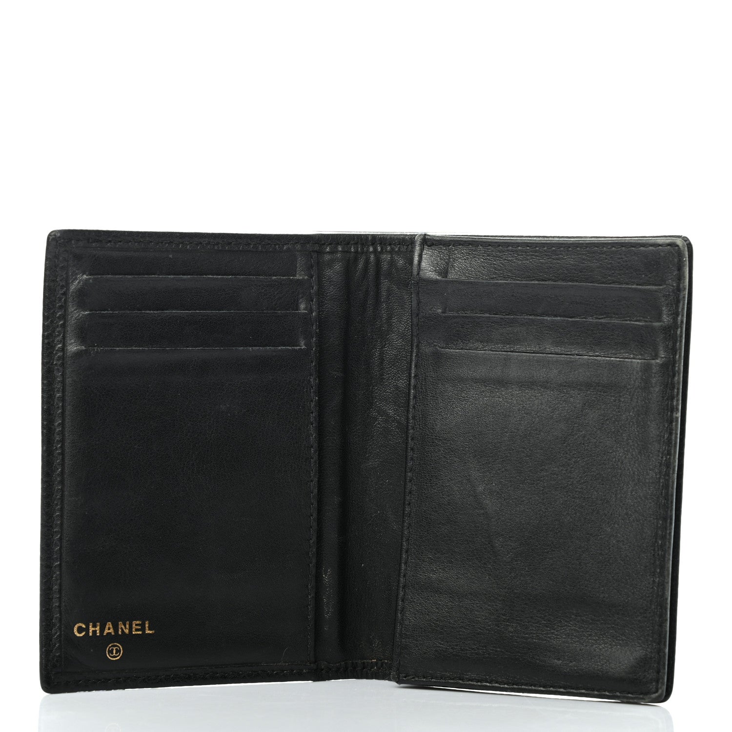 Chanel Caviar Timeless CC Card Holder Wallet Black 5 of 9