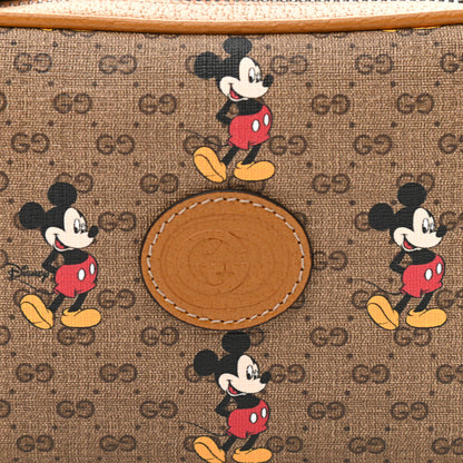 Gucci X DISNEY Mini Vintage GG Supreme Monogram Mickey Mouse Shoulder Bag Beige Vintage Sun Oil 8 of 10