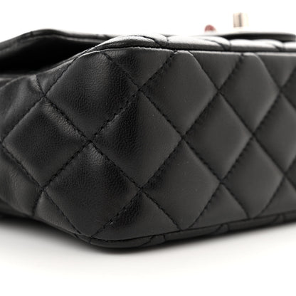 Chanel Lambskin Quilted Embellished Mini Ladybug Rectangular Flap Black 9 of 11