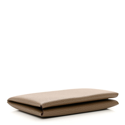 Hermes Epsom Calvi Card Case Etoupe 4 of 7