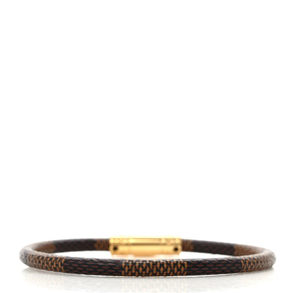 Louis Vuitton Damier Ebene Keep It Bracelet 17 3 of 5