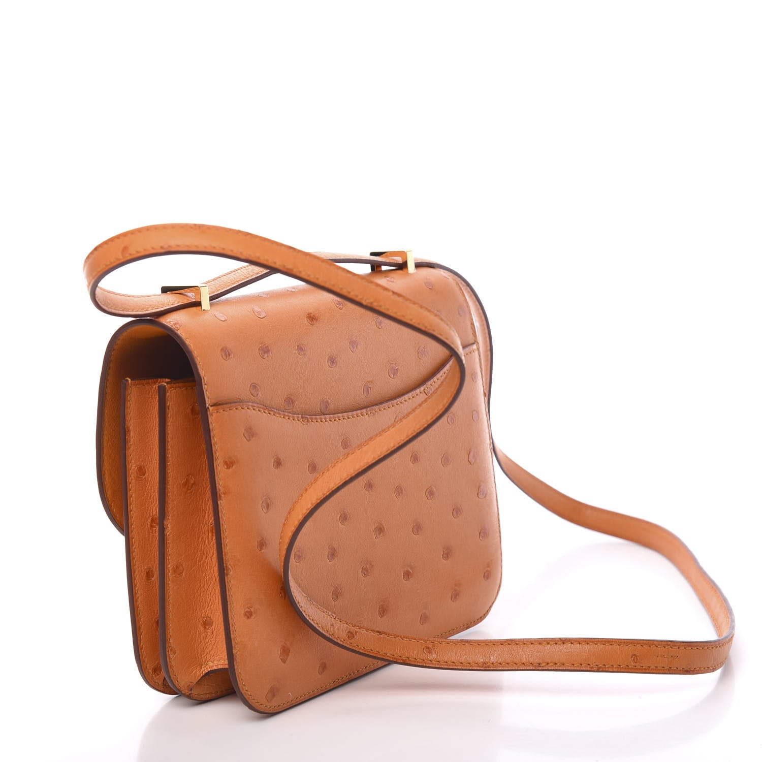 Hermes Ostrich Constance 18 Abricot 2 of 20