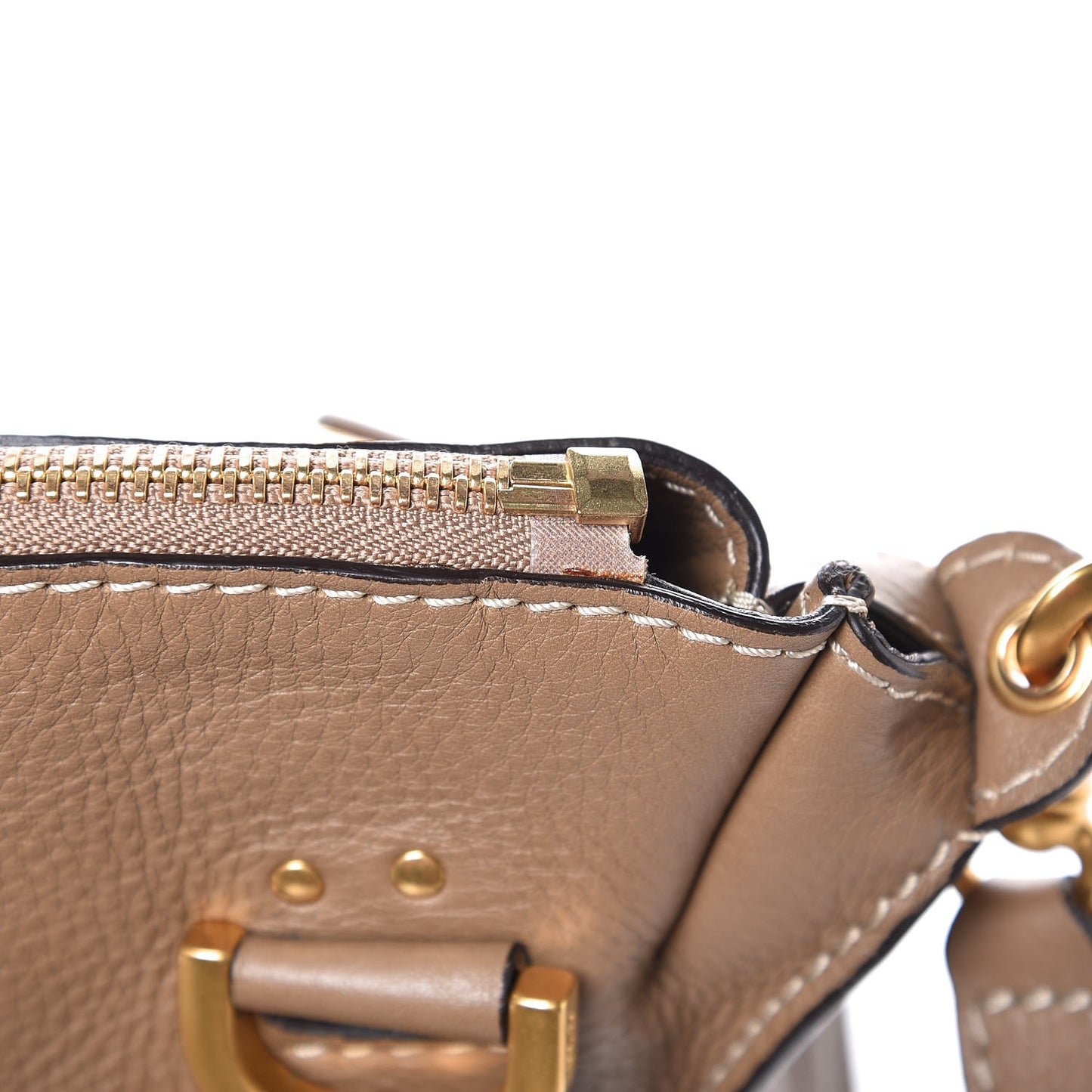 Calfskin Medium Marcie Satchel Nut
