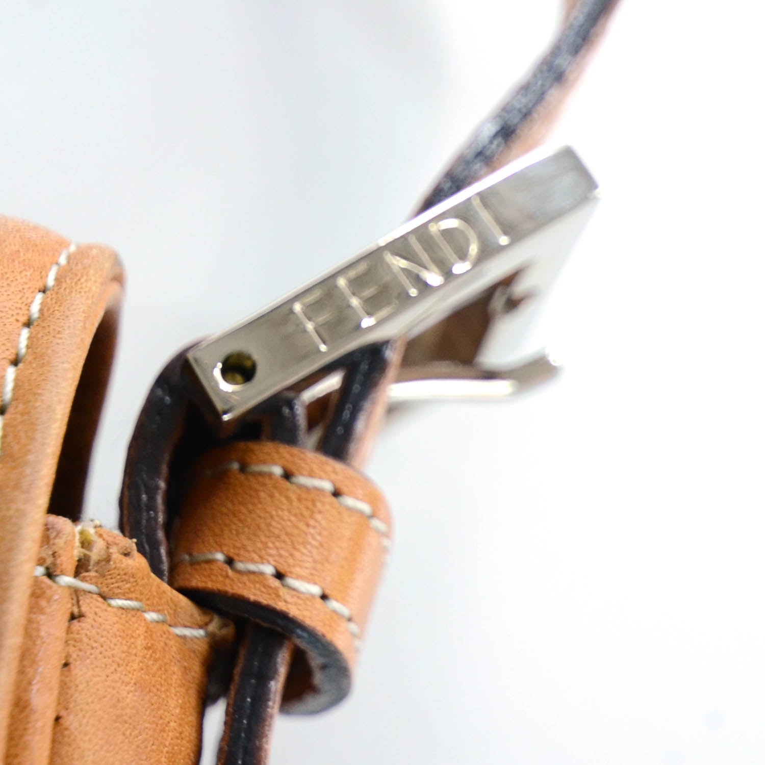 Fendi Leather Embroidered Baguette 8 of 11