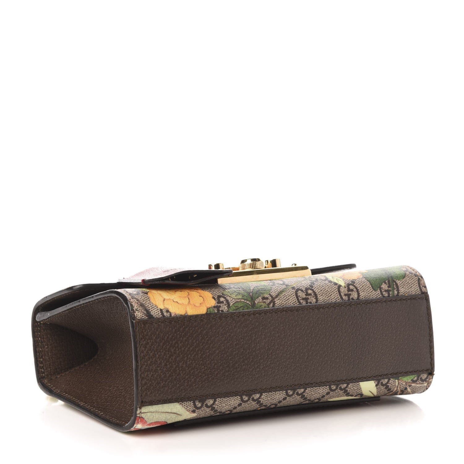 Gucci GG Supreme Monogram Tian Small Padlock Shoulder Bag Beige Multicolor New Acero 4 of 16