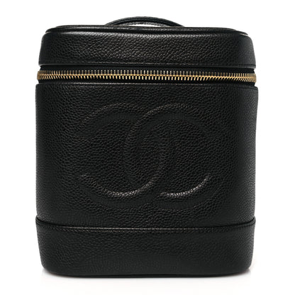 Chanel Caviar Vanity Cosmetic Case Black 1 of 11