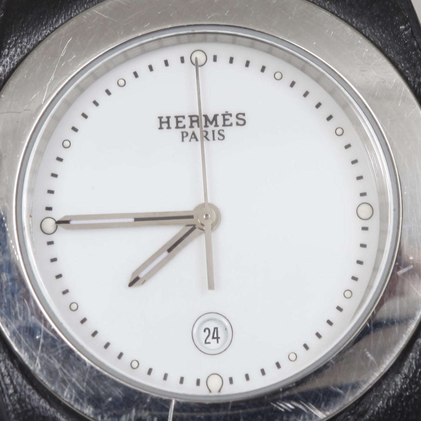 Stainless Steel Barenia 30mm Harnais Quartz Watch Noir