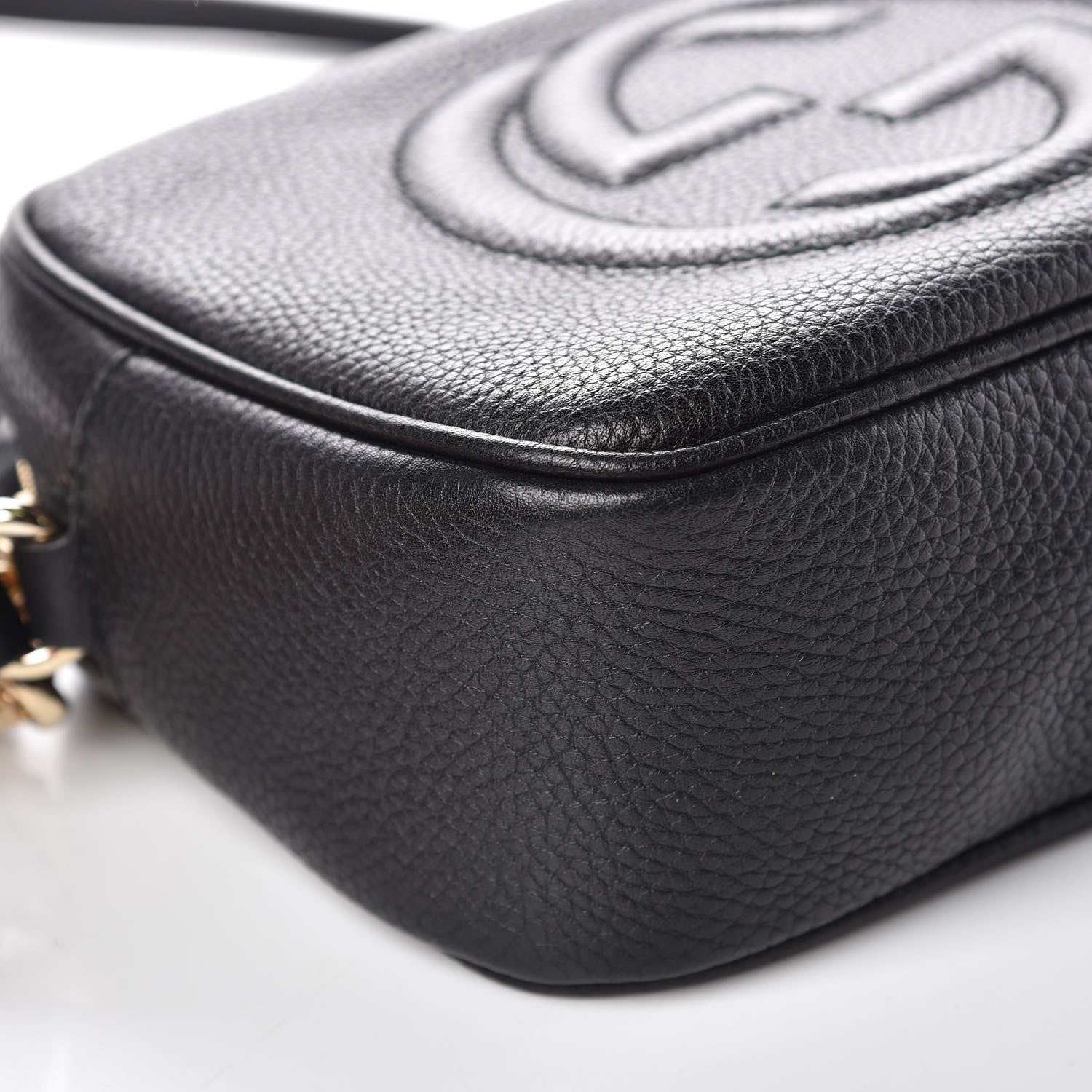 Gucci Pebbled Calfskin Small Soho Disco Bag Black 9 of 9