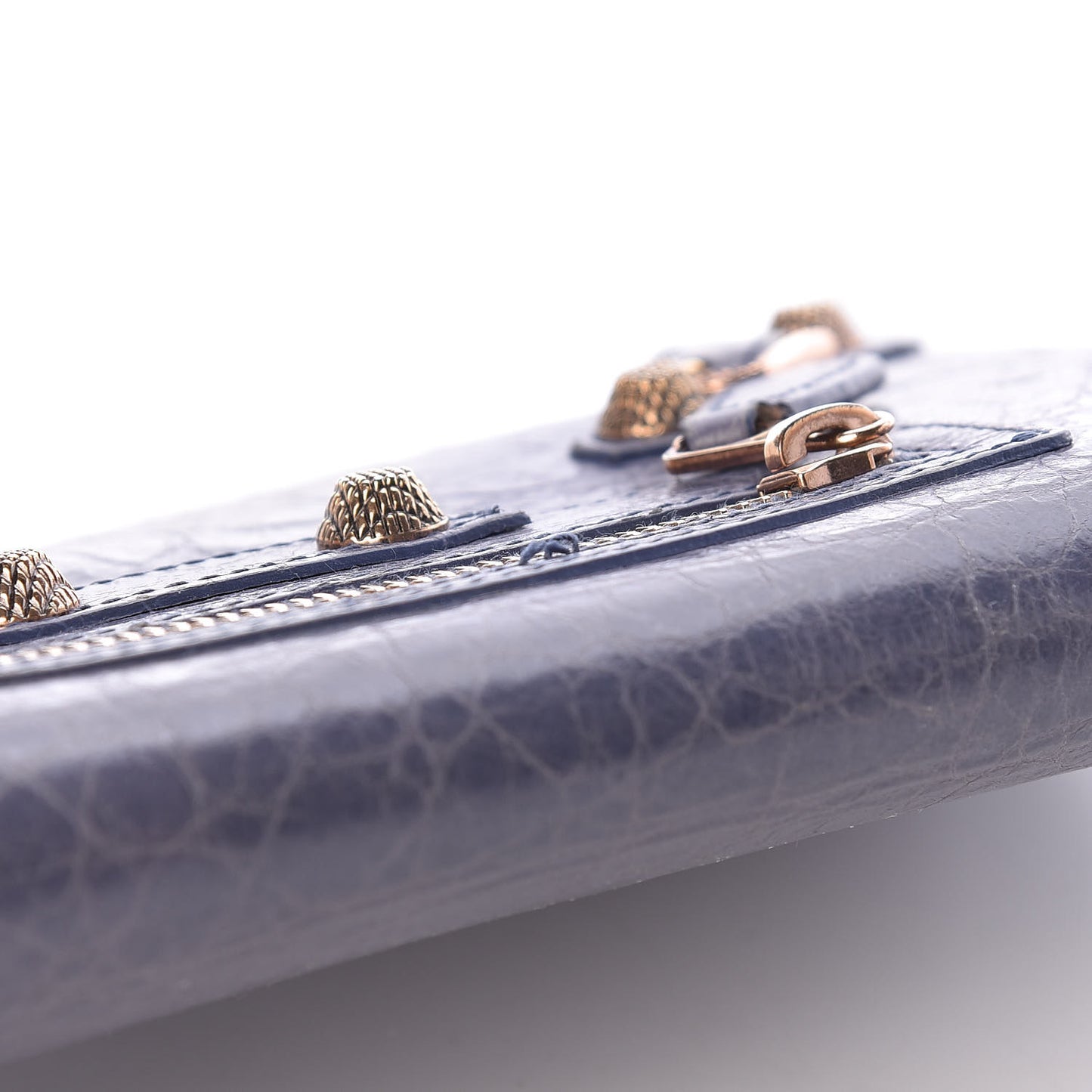 Agneau Giant 12 Rose Gold Hardware Money Wallet Jacynthe