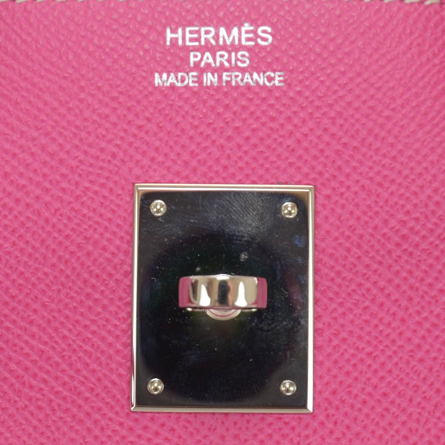 Hermes Epsom Candy Birkin 35 Rose Tyrien and Rubis 7 of 9