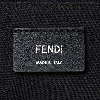 Fendi Vitello Dolce Monster Eyes Inlay Studded Medium By The Way Boston Bag Grigio Perla Nuvola Multicolor 6 of 10