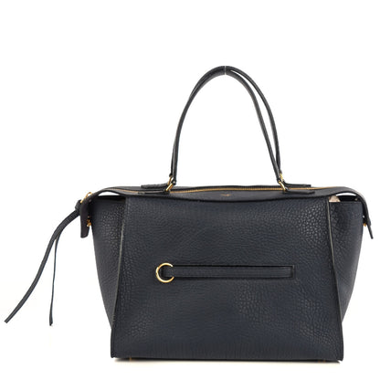 Celine Bullhide Calfskin Small Ring Bag Navy Blue 1 of 9