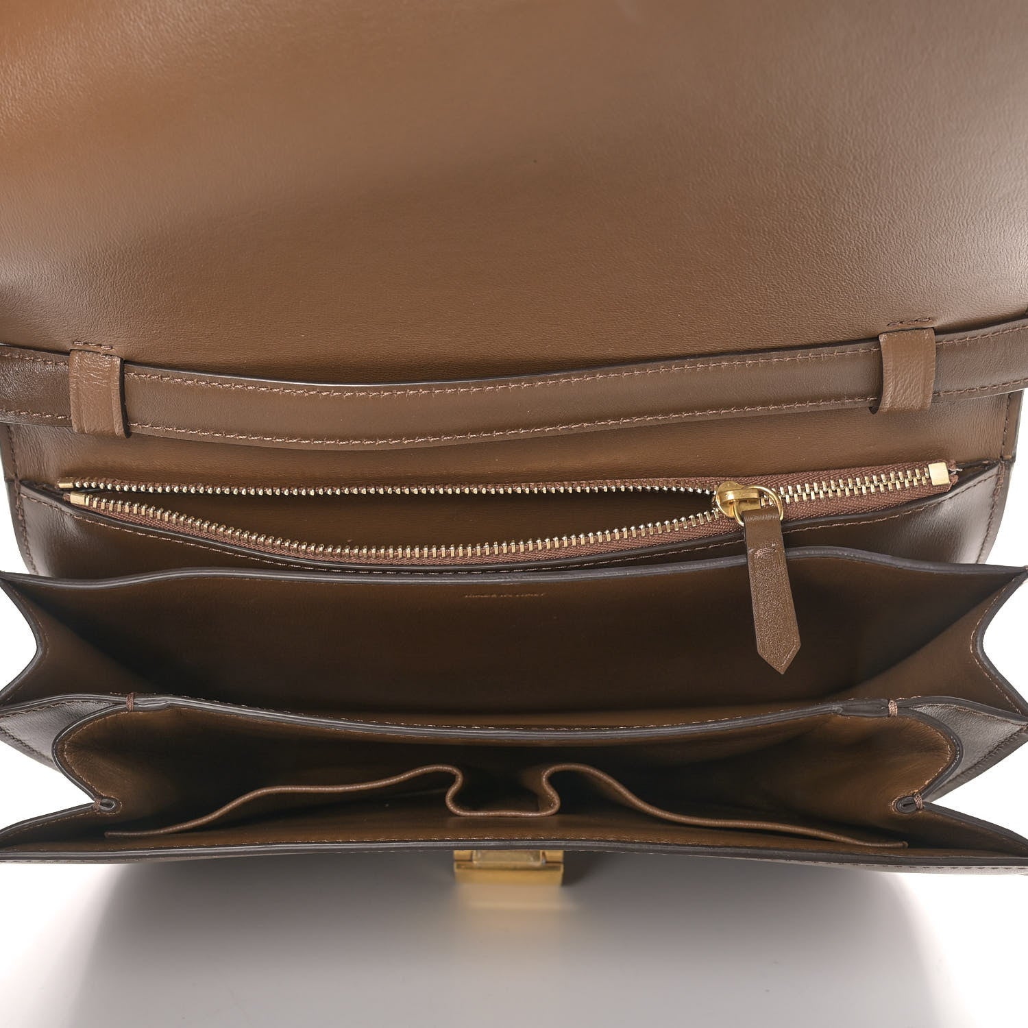 Celine Box Calfskin Medium Classic Box Flap Bag Camel 4 of 9