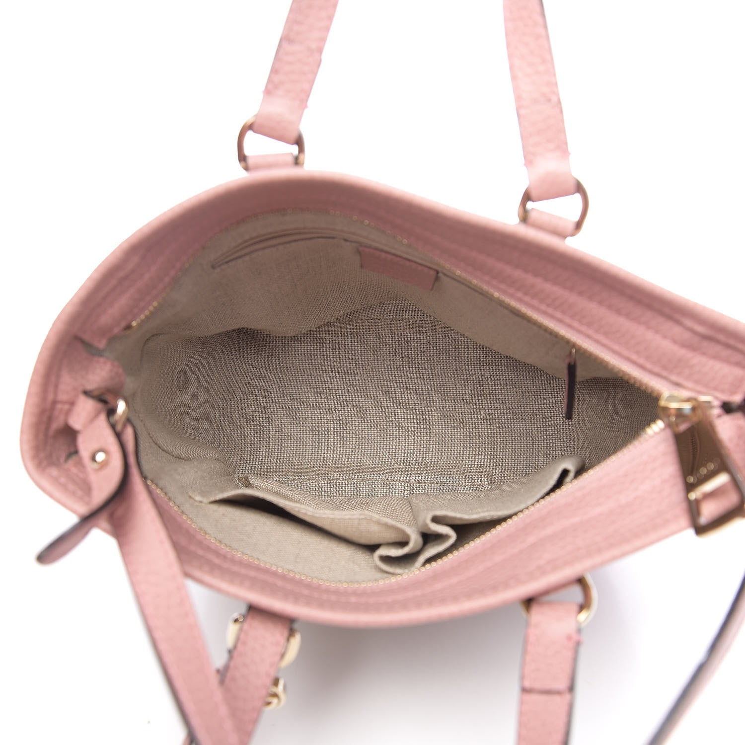 Gucci Monogram Small Bree Tote Beige Soft Pink 4 of 10