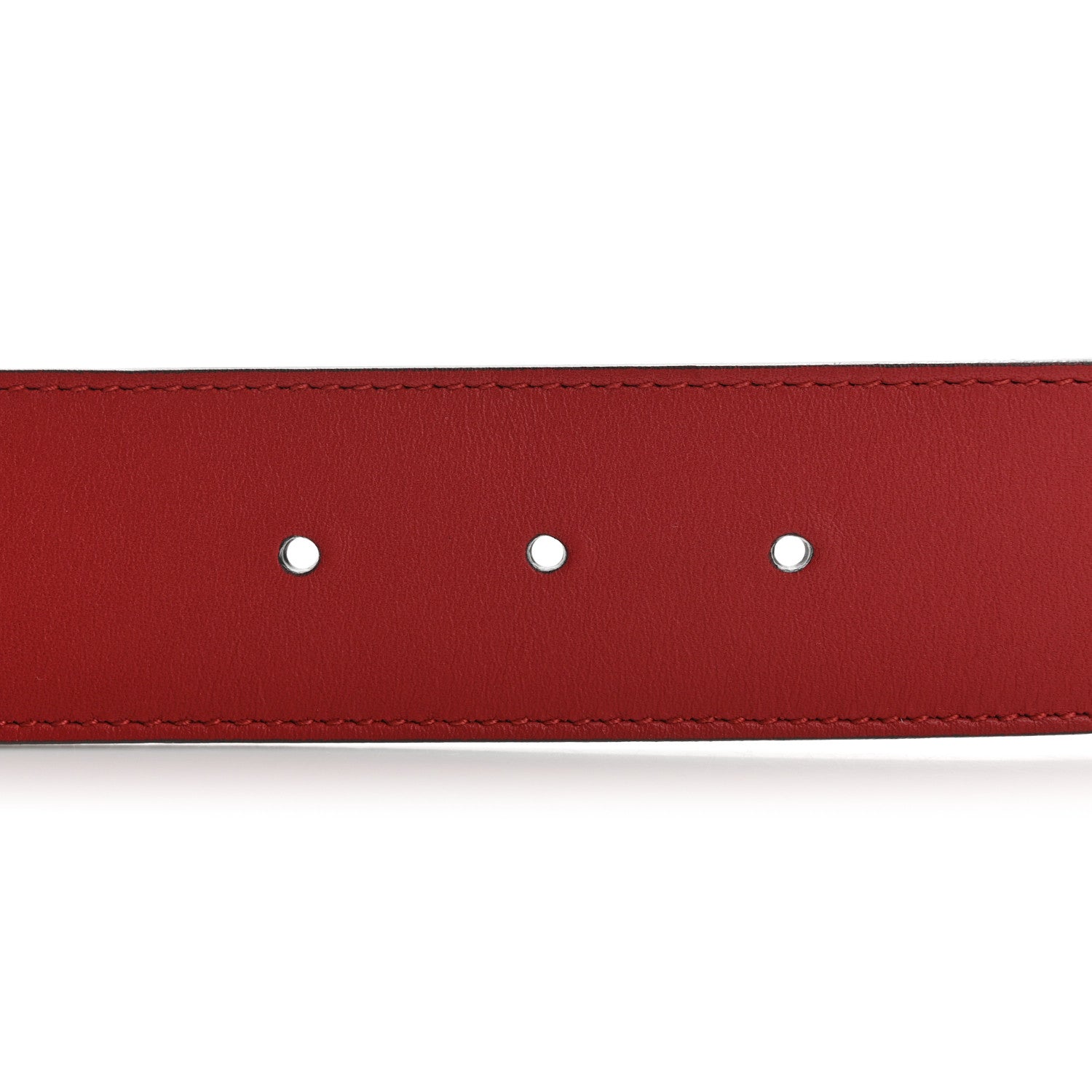 Gucci Moon Calfskin Torchon Double G 40mm Belt 85 34 Hibiscus Red 3 of 5