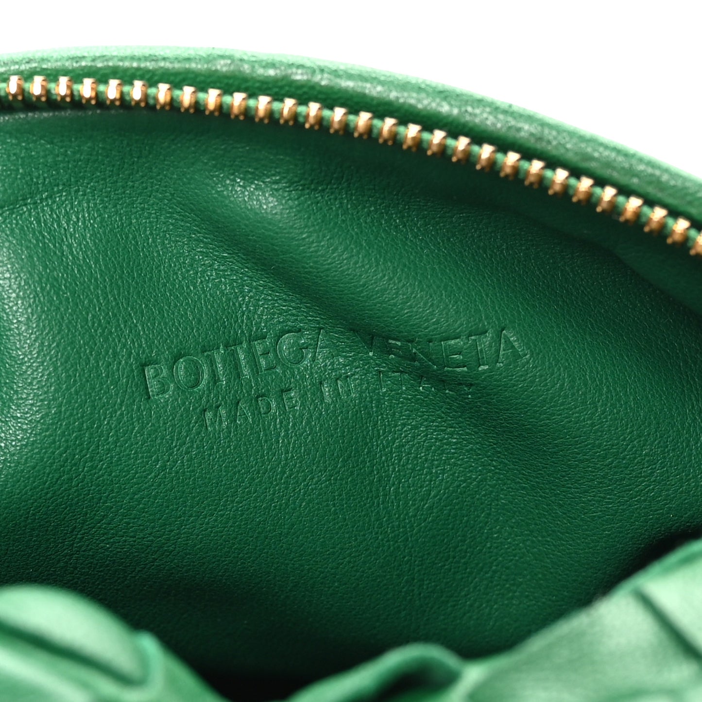 Nappa Intrecciato Mini Jodie Racing Green