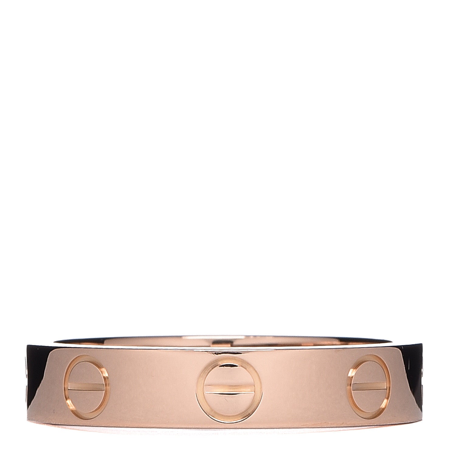 Cartier 18K Pink Gold 3.5mm LOVE Wedding Band Ring 49 4.75 1 of 4
