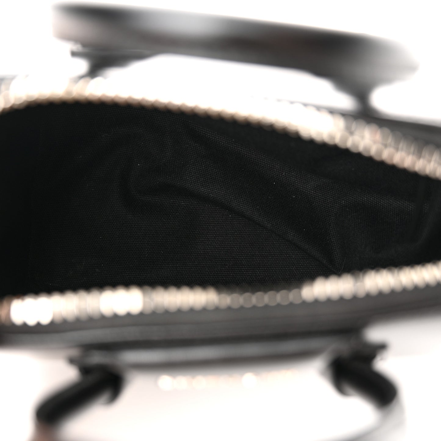 Shiny Lord Calfskin Mini Antigona Black
